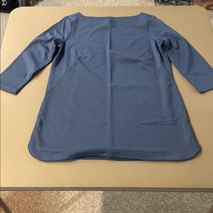 J. Jill Slate Blue Ponte Top New Never Worn No Tags Size SP